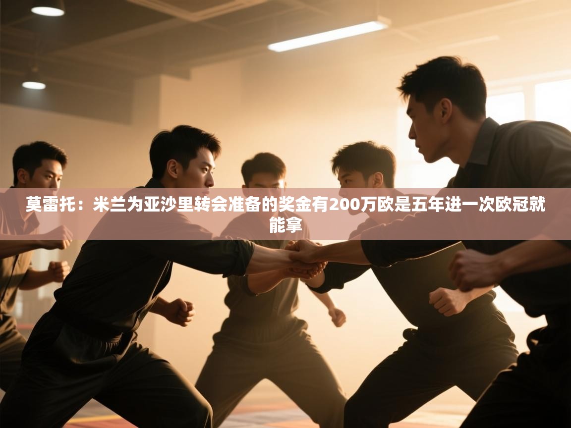 莫雷托:米兰为亚沙里转会准备的奖金有200万欧是五年进一次欧冠就能拿 第1张