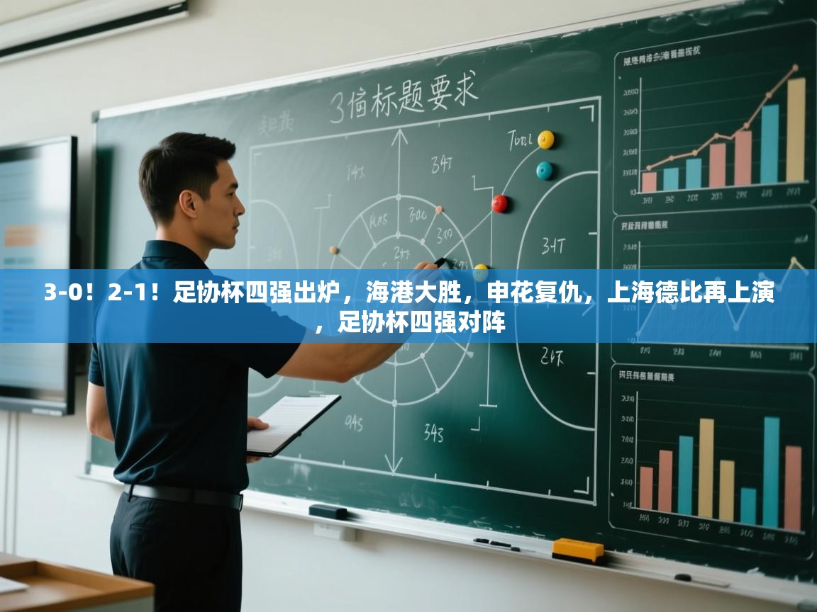 3-0!2-1!足协杯四强出炉,海港大胜,申花复仇,上海德比再上演,足协杯四强对阵 第1张